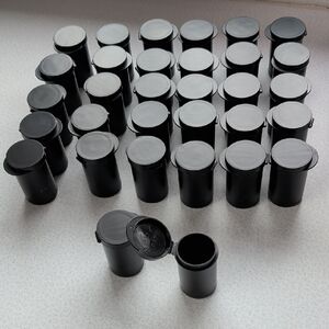 Black Craft Containers Flip Top Lids Moisture Protection Bead Notions Organizers